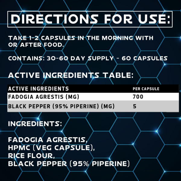 Optimised Research Labs Fadogia Agrestis De-Bol